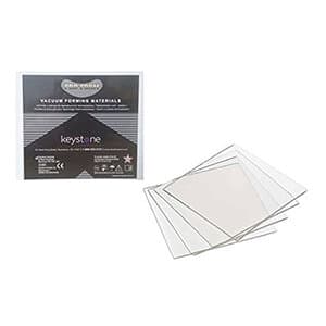 Pro-Form Soft EVA Vacuum Forming Material, Clear, 5" x 5", 0.080" (2mm), 25 Sheets/Pack, 9597150 thumbnail 10