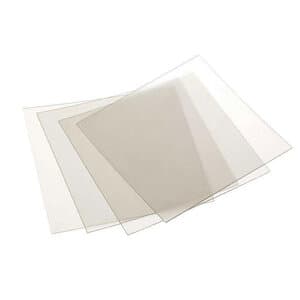 Proform Coping Material, .040" (1.0mm), 5" x 5" Sheets, Cloudy Polypropylene, 25/Pk, 9613630 thumbnail 5