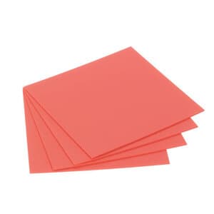 Pro-Form Base Plate Material, 5" x 5", 0.060" (1.5 mm), Pink, 25/Pk, 9616210 thumbnail 9