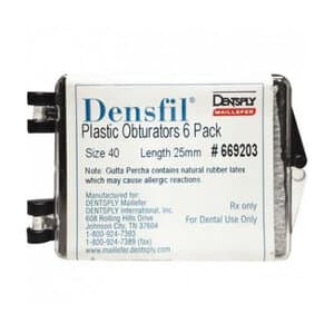 Densfil Thermal Endodontic Obturators, Plastic, #40, 25mm, Black, 6/Pkg, 669203 thumbnail 13