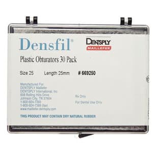 Densfil Plastic Obturators, Refill, 25 mm, Size #25, Red, 30/Pk, 669250 thumbnail 13