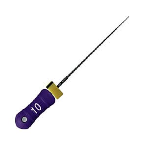 Ready-Steel C+ Stainless Steel Hand File, 25 mm, #10, Purple, 6/Pk, 6701025 thumbnail 8