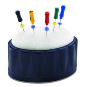 Endo Clean Stand, Round, Blue, Autoclavable, 40 mm D x 30 mm H, 1/Pk thumbnail 2