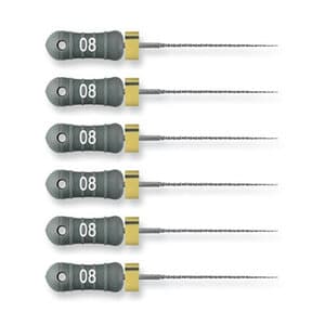Dentsply Maillefer READYSTEEL K-File, Size #08, 25mm, Gray, Sterile, 6/Pack, 6840825 thumbnail 9