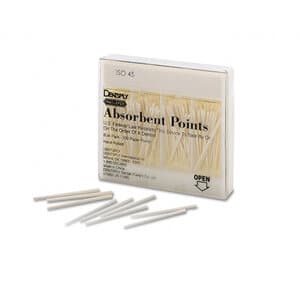 Dentsply Maillefer Absorbent Paper Points, .02 Taper, Size #25, Sterile Cell Pack, 180/Pkg - Absorbent Paper Points .02 Taper #25 Sterile Cell Pack Pkg/180 - Image 1