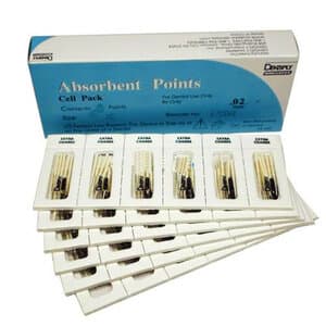 Dentsply Maillefer Absorbent Paper Points, Coarse, .02 Taper, Sterile Cell Pack, 180/Box, #670068 thumbnail 5