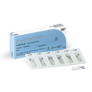 Dentsply Sirona Absorbent Paper Points, .04 Taper, #30 (Blue), Sterile, Cell Pack, 180/Pk, 670189 thumbnail 10