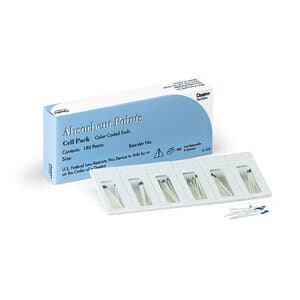 Dentsply Sirona Absorbent Paper Points, .06 Taper, #35, Green, Sterile, Cell Pack, 180/Pk, 670197 thumbnail 9