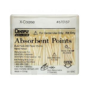 Dentsply Sirona Maillefer Absorbent Paper Points, X-Coarse, .02 Taper, Bulk Pack of 200, 670157 thumbnail 8