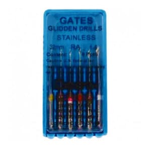 Dentsply Maillefer Gates Glidden Drills, Stainless Steel, Assorted Sizes #1-6, 32mm, 6/Pk, 671506 thumbnail 9
