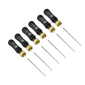 Dentsply Maillefer K-Files, Size #40, 21 mm, Stainless Steel, Black, 6/Pack, 671107 thumbnail 5