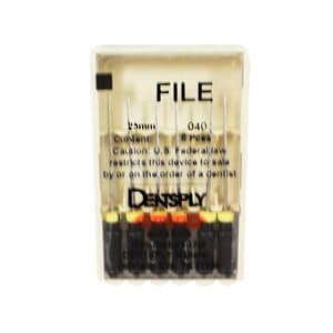 Maillefer Stainless Steel K-Files, Size #40, 25 mm, Pack of 6, Ref 671137 thumbnail 3