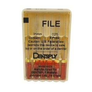 Maillefer Stainless Steel K-Files, Size 25, 31 mm, 6/Pack, #671164 thumbnail 8