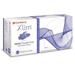 Cranberry Xlim Nitrile Examination Gloves, Powder-Free, Non-Sterile, Extra Small, Blue, 100/Box, CR3125 thumbnail 12