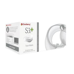 Cranberry S3+ Earloop Face Mask, ASTM Level 3, 3-Ply, White, 50/Box, S3160W thumbnail 20