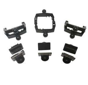 SmarTex Disposable Articulator, Slotted, Black, 100 Sets/Bag, SA2021 thumbnail 2