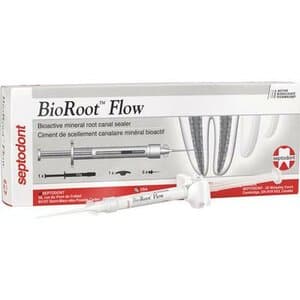 Septodont BioRoot Flow Biocompatible Root Canal Sealer Syringe with Tips, 2g, Item #01E0510 - BioRoot Flow Root Canal Sealer Syr & Tips 2g - Image 1