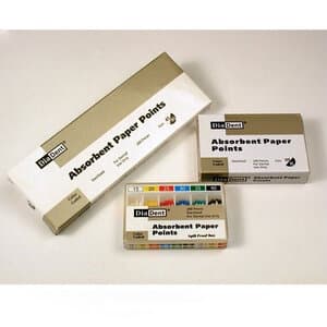 DiaDent Absorbent Paper Points #30, Blue, .02 Taper, Non-Marked, Spill-Proof Box of 200 thumbnail 4