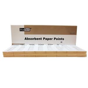 DiaDent Absorbent Paper Points, XX-Fine, Non-Marked, .02 Taper, Cell Pack of 200 thumbnail 4