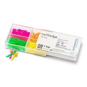 myWedge Plastic Dental Wedges, Assorted (XS, S, M, L), 100/Package thumbnail 2