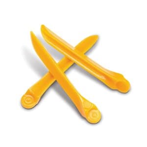 myWedge Dental Wedges, Plastic, Small, Orange, Refill Package, 100/Pk thumbnail 2