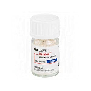 Solventum Durelon Zinc Polycarboxylate Luting Cement Radiopaque, Fast Set, Triple Pack Powder, 3 x 20 g, 38237 thumbnail 13