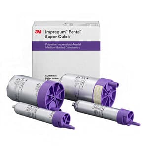 3M Impregum Penta Super Quick Polyether Impression Material, Medium Body, Refill, 2 x 300 mL Base Paste & 2 x 60 mL Catalyst, 69385 thumbnail 7
