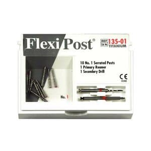 Flexi-Post Titanium Prefabricated Split Shank Post Refill Kit, Size 1, Red, 10/Pkg, 135-01 thumbnail 12