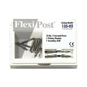 Flexi-Post Titanium Prefabricated Split Shank Post Refill Kit, Size 2, Blue, 10/Pk, 135-02 thumbnail 8