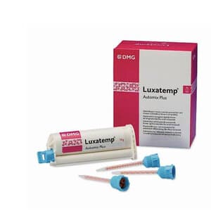 Luxatemp Automix Plus Temporary Crown & Bridge Material, Refill Kit, Shade A2, 76 g Cartridge with 15 Automix Tips, 110402 thumbnail 15