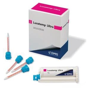 Luxatemp Ultra Automix Temporary Crown & Bridge Material, Bleach Light, 76 g Cartridge with 15 Automix Tips, 110911 thumbnail 17