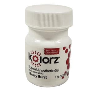 Kolorz Topical Anesthetic Gel, Cherry Burst, 20% Benzocaine, 1 oz Jar, 755102 thumbnail 8