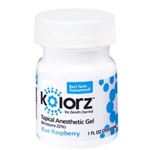 Kolorz Topical Anesthetic Gel, 20% Benzocaine, Blue Raspberry, 1 oz Jar, 755104 thumbnail 8
