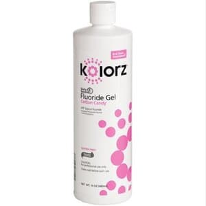 Kolorz Sixty-Second Fluoride Gel, Cotton Candy, 1.23% APF, Thixotropic, 16 oz Bottle, 777303 thumbnail 6