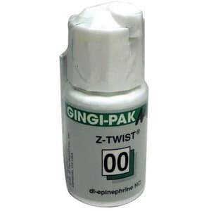Gingi-Pak MAX Z-Twist Retraction Cord, Size 00 X-Thin, Impregnated with Epinephrine HCl, 108 inches - GINGI-PAK Z-TWIST CORD #00 X-THIN W/EPI 108INCH - Image 1