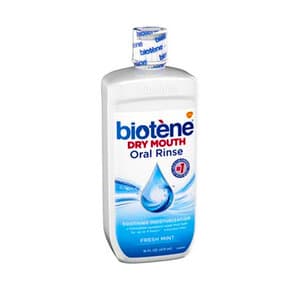 Biotene Dry Mouth Oral Rinse, Fresh Mint, Alcohol-Free, Fluoride-Free, 16 oz Bottle thumbnail 3