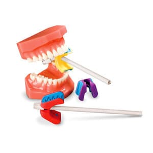 Practicon E-Prop Mouth Prop, Large (Red), 1/Pack, Rigid Polypropylene with Soft Elastomer Pads, 7102411-L thumbnail 7