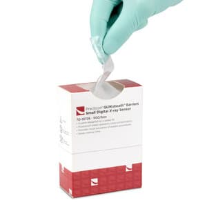 QUIKsheath™ Small Digital X-ray Sensor Covers, Clear Plastic, 8" Long, Fits Sensors up to 1-3/8" Wide, 500/Box thumbnail 10