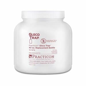 Practicon Gleco Trap 43 oz Replacement Bottles, Case of 6 - Gleco Trap 43oz Replacement Bottles CS/6 - Image 1
