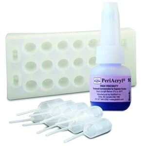PeriAcryl® Multi-Use Kit, Cyanoacrylate Tissue Adhesive, Violet, 5 mL Bottle with 50 Applicators and Tray thumbnail 2