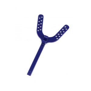 George Gauge 3mm Bite Forks, Blue, Single Patient Use, 25/Pack thumbnail 2