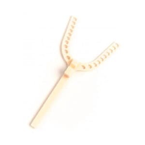 The George Gauge™ Long 5mm Bite Fork, White, Pack of 25 thumbnail 3