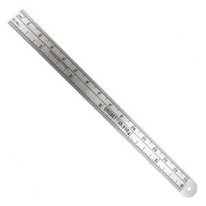 Dixon/Grobet Stainless Steel Ruler, 6 Inch - RULER STAINLESS 6 INCH - Image 1