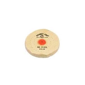 Dixon/Grobet Muslin Buff Wheel, 3" x 24 Ply, Each (#17575) - Wheel,Buff,Muslin,3x24,Each (#17575) - Image 1