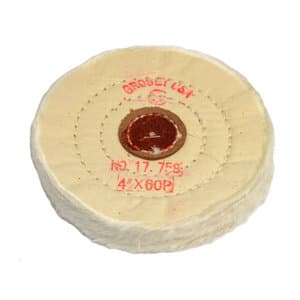 Dixon/Grobet Rag Muslin Buffs, 4" x 30 Ply, #17.580-1 - RAG MUSLIN BUFFS 4 X 30 PLY #17.580-1 - Image 1