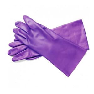 IMS Lilac Nitrile Utility Gloves, Flocklined, Powder-Free, Large (Size 9), 3 Pairs/Box, 40-064 thumbnail 8