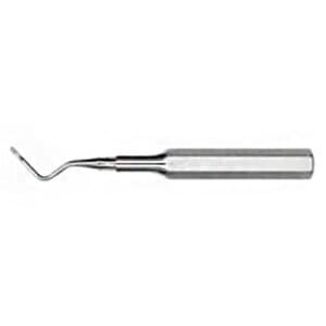 Hu-Friedy Root Tip Pick #94, Single End, #502 Hexagonal Handle, Serrated, Stainless Steel, E94 thumbnail 3
