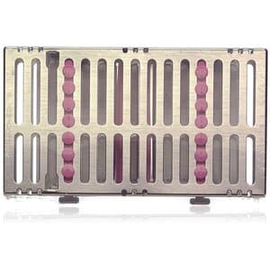 Hu-Friedy IMS Signature Series Double-Decker Cassette, 14-Instrument, Two-Tier, Purple, 4.5" x 8" x 1.5", 1/Pk, IM9146 thumbnail 7