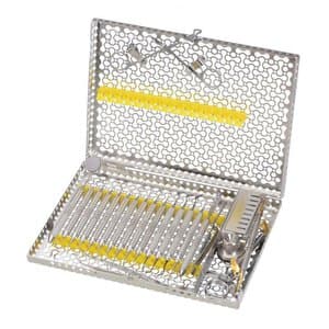 Hu-Friedy IMS Infinity Series 16-Instrument Cassette, Large, Ocean Blue, 11" x 1.25" x 8", IMN41611 thumbnail 6