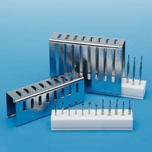 Hu-Friedy IMS Bur Cushion with Short Lid, Holds 12 Burs, Silicone Base with Stainless Steel Lid, IMS-1372S thumbnail 12